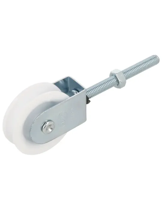 Polea plástico 111 - M6 x 55 mm - Acero - Zincado