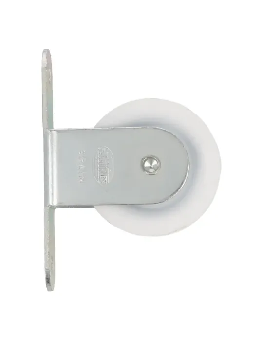 Polea plástico 7 - Ø38 mm - Acero - Zincado
