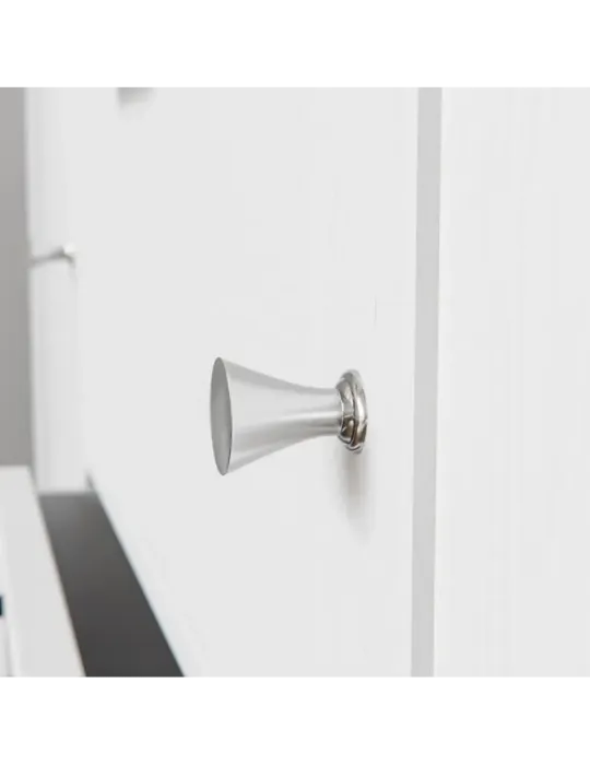 Pomo 818 - Ø20 mm - Zamak - Níquel cepillado