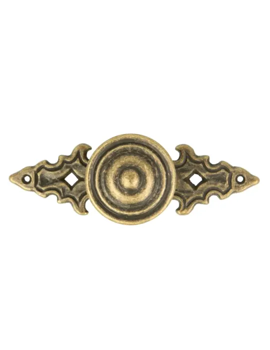 Pomo 829 - 85 mm - Zamak - Cuero