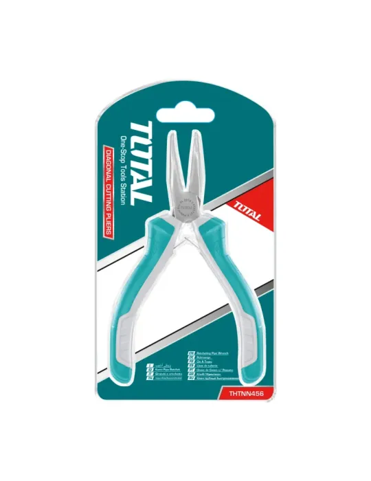 Alicate mini plano curvo THTMN456 - 115 mm - Cromo vanadio (Cr-V)
