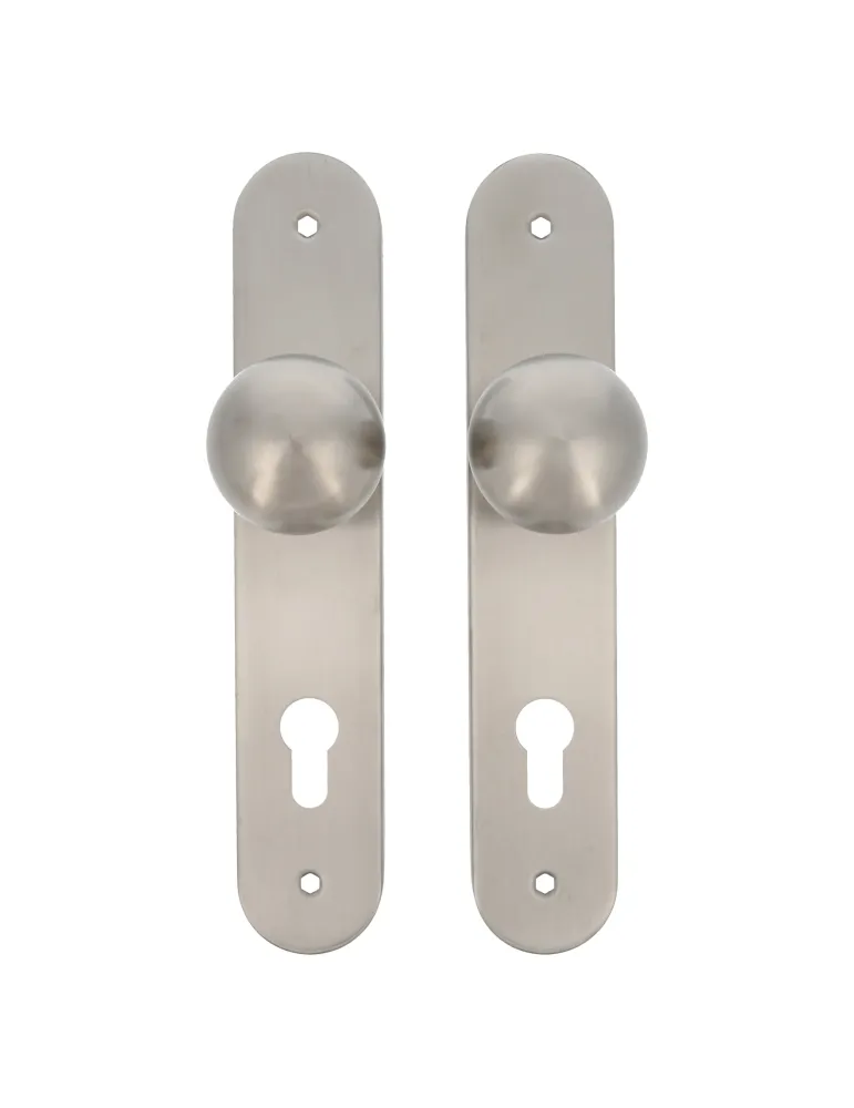 Pomo giratorio 11GPB85 - 245 x 45 mm - Acero inoxidable 18/8 - Mate