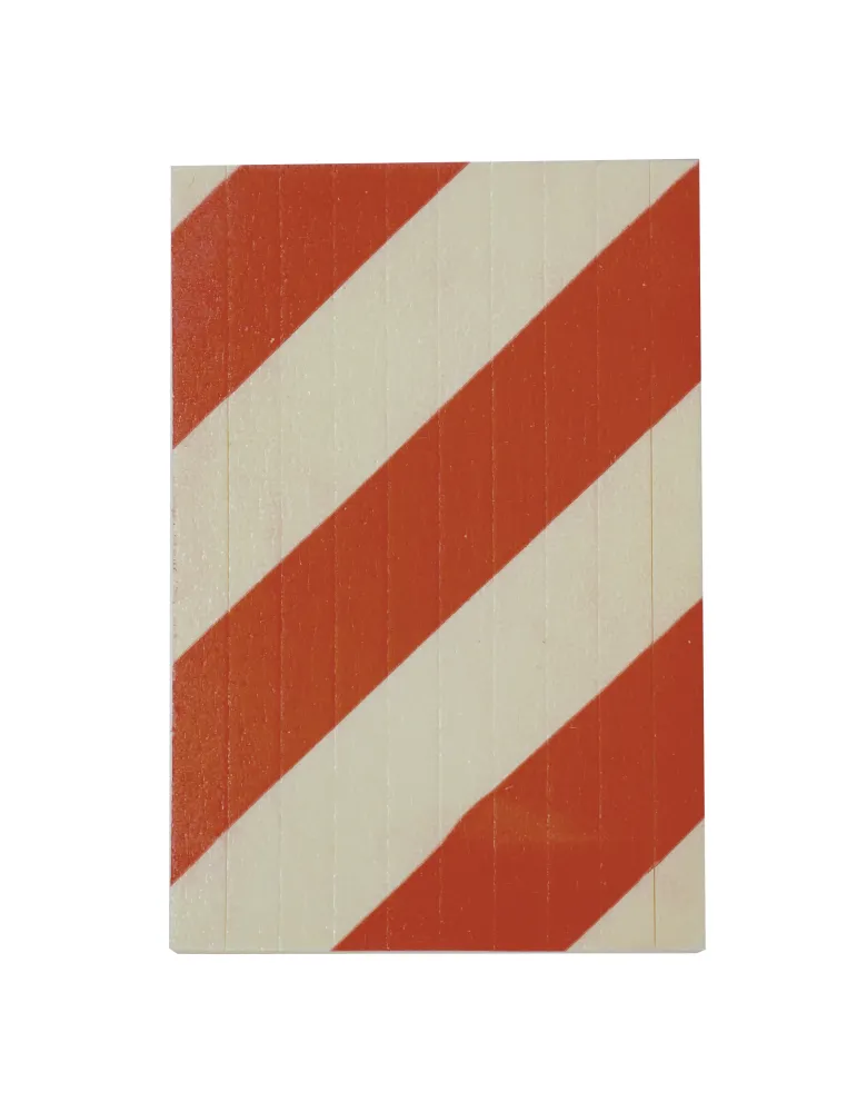 Protector garaje 88 FLEX - 30 x 20 cm - Espuma de poliuretano - Rojo-blanco