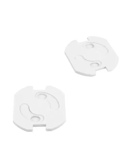Protector giratorio de enchufe CS513 - ABS - Blanco