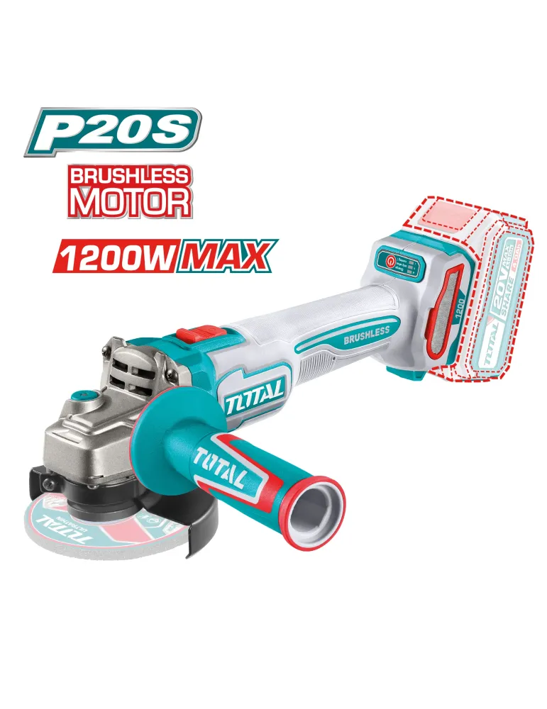 Amoladora Brushless a batería TAGLI221253 - 20 V