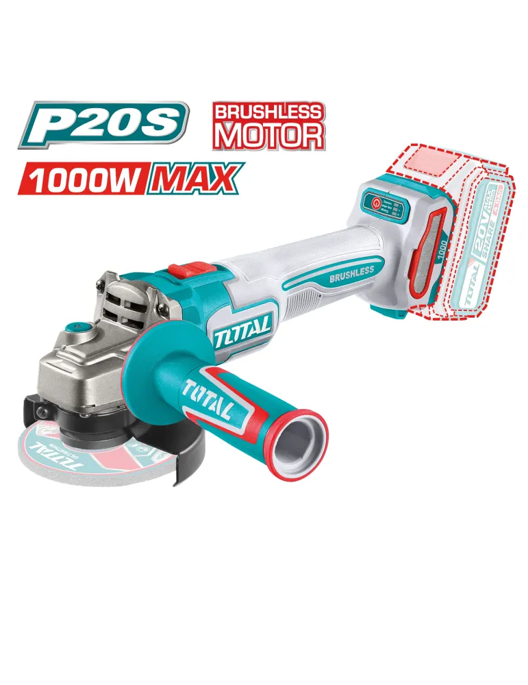 Amoladora Brushless a batería TAGLI27153 - 20 V