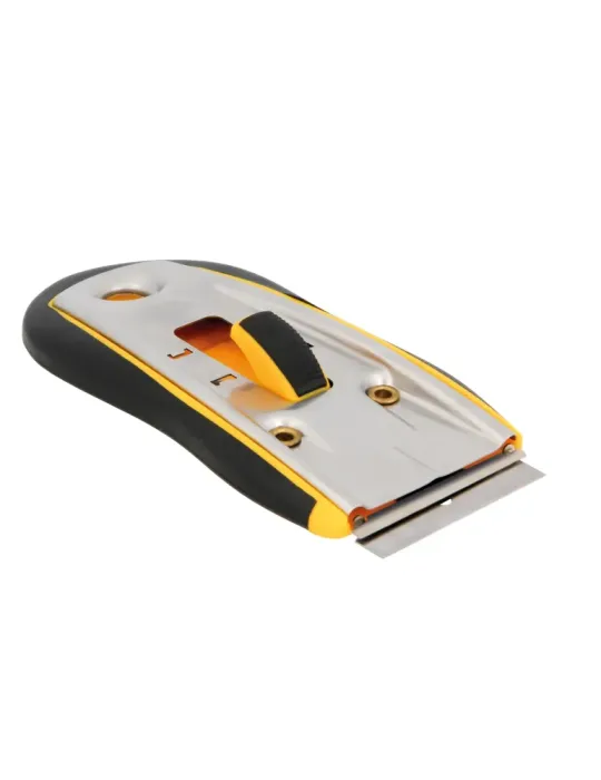 Rascavidrios 51 - 108 x 52 mm - Acero - Amarillo/Negro