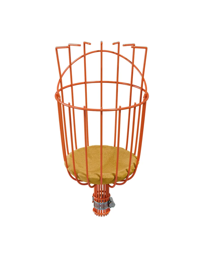 Recogedor de frutas P44 - Acero - Naranja