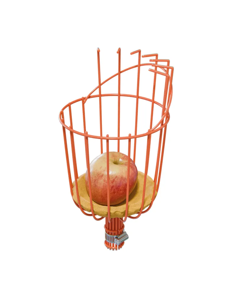 Recogedor de frutas P44 - Acero - Naranja