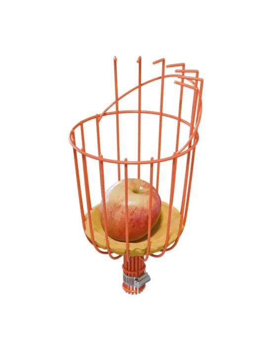 Recogedor de frutas P44 - Acero - Naranja