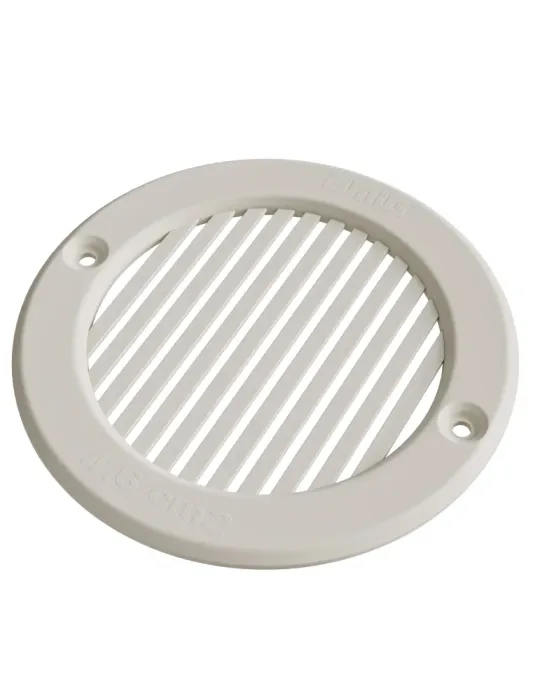 Rejilla ventilación 12 - Ø64 x 4 mm - ABS - Blanco