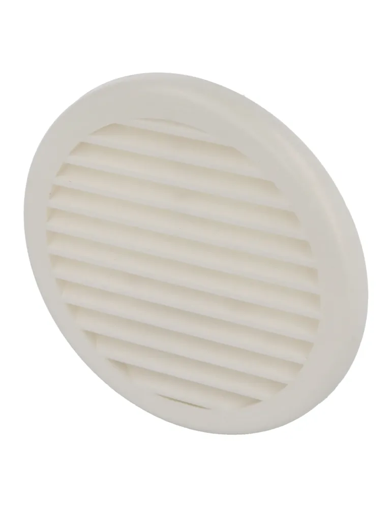 Rejilla ventilación autoblocante 10 - Ø136 x 30 mm - ABS - Blanco