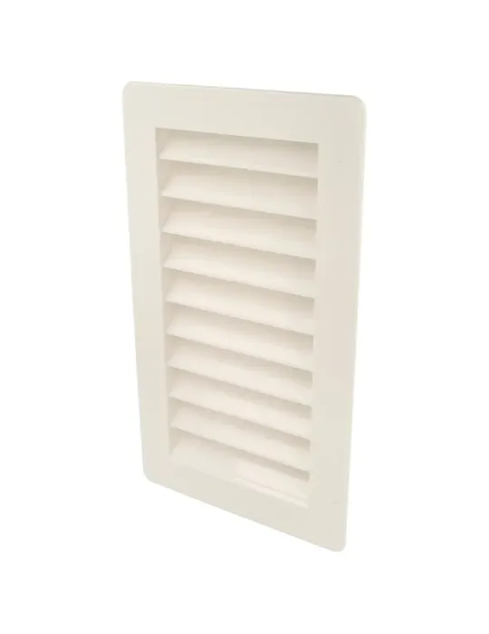 Rejilla ventilación autoblocante 7 - 200 x 140 mm - ABS - Blanco