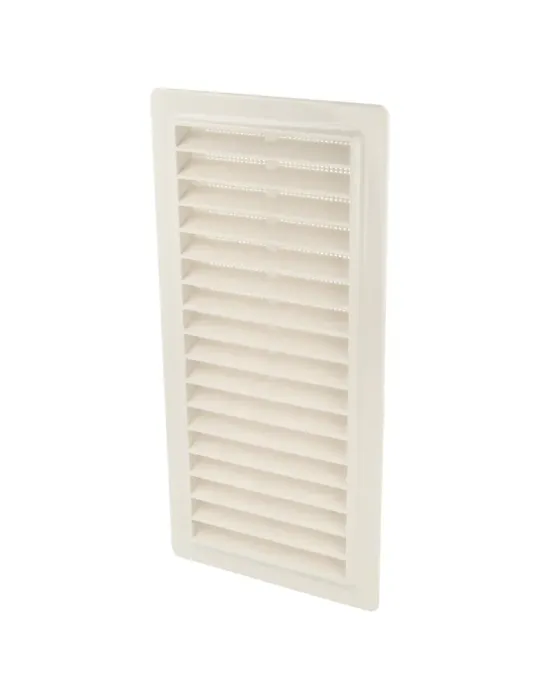 Rejilla ventilación autoblocante 8 - 250 x 120 mm - ABS - Blanco