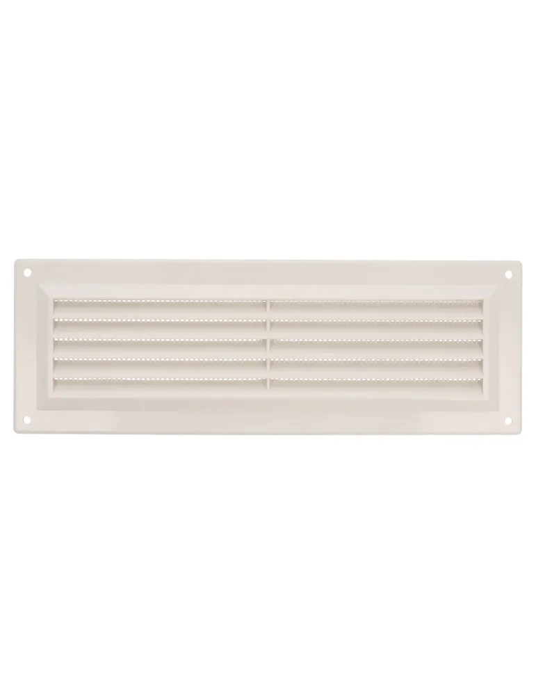 Rejilla ventilación autoblocante 9 - 260 x 90 mm - ABS - Blanco
