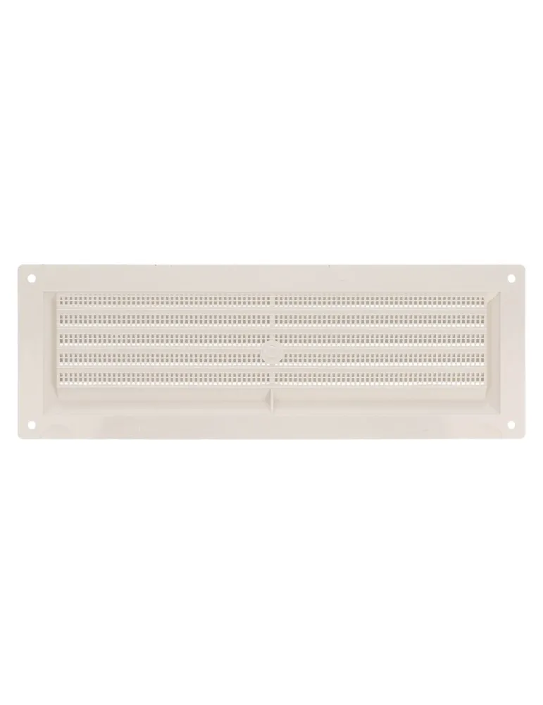 Rejilla ventilación autoblocante 9 - 260 x 90 mm - ABS - Blanco