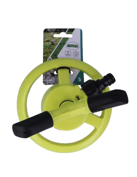 Aspersor rotativo R14 - Ø150 x 110 mm - ABS - Verde pistacho-Negro