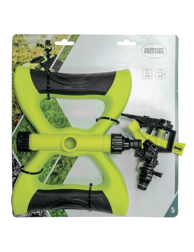 Aspersor sectorial R17 - 190 x 240 mm - ABS - Verde pistacho-Negro