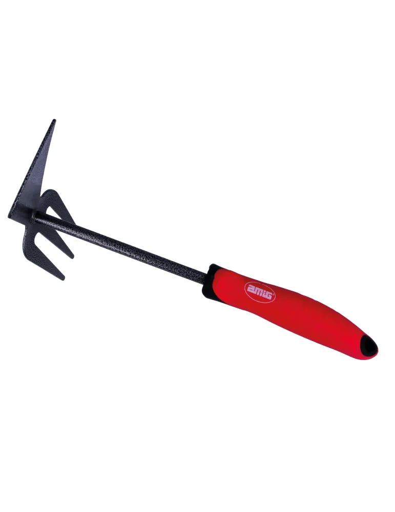 Azuela y horquilla P30 - 13'' - Acero - Rojo-Negro