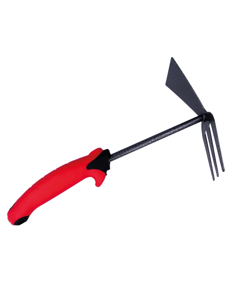 Azuela y horquilla P30 - 13'' - Acero - Rojo-Negro