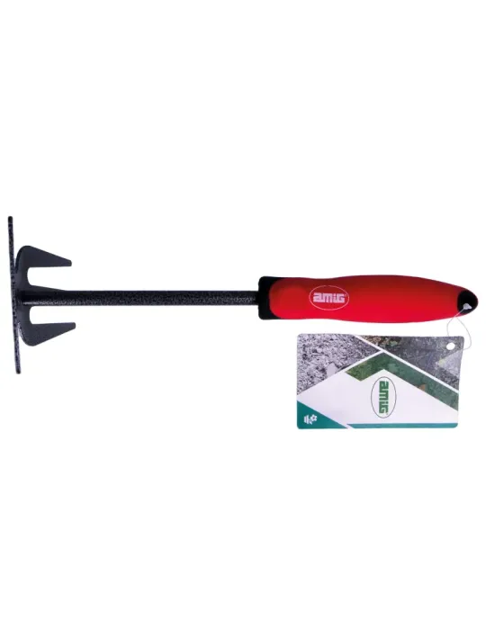 Azuela y horquilla P30 - 13'' - Acero - Rojo-Negro