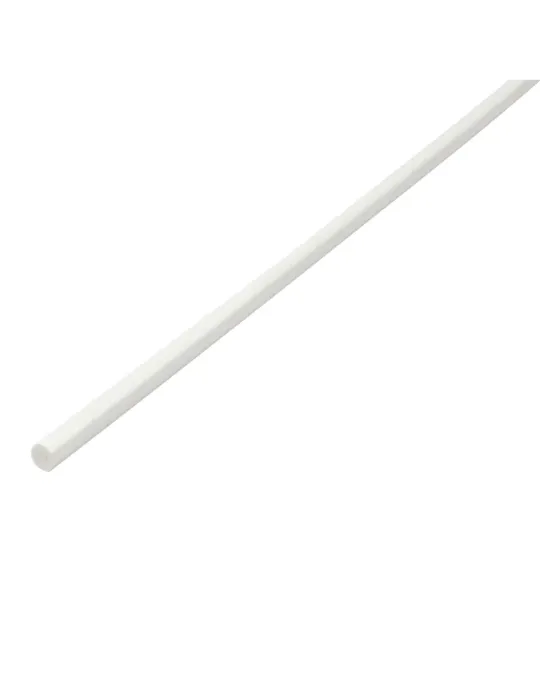 Barra redonda PVC - Ø8 mm - PVC - Blanco