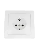 Base de empotrar 4540 - 85 x 85 mm - Policarbonato - Blanco