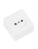 Base de sobreponer 384 - 60 x 60 mm - Policarbonato - Blanco