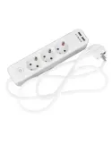 Base múltiple 5510 - Polipropileno - Blanco/Plata