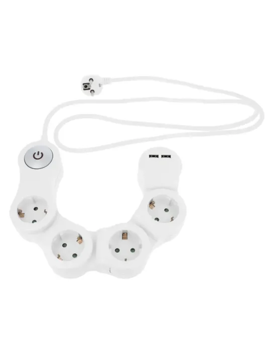 Base múltiple articulada 5530 - Polipropileno - Blanco