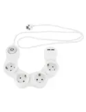 Base múltiple articulada 5530 - Polipropileno - Blanco