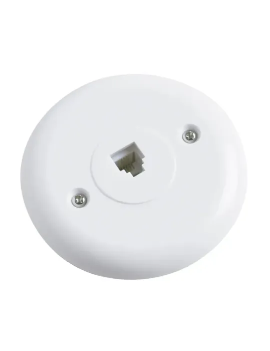 Base telefónica encastrar 3010 - Policarbonato - Blanco