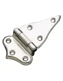Bisagra 1 - 80 x 46 mm - Acero - Niquelado