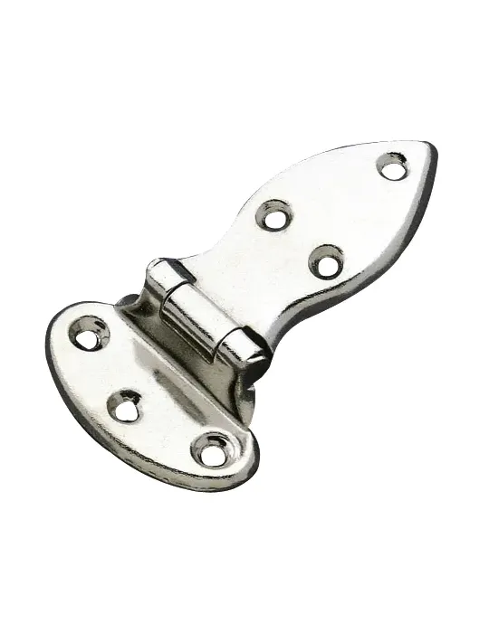 Bisagra 2 - 80 x 46 mm - Acero - Niquelado