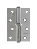 Bisagra 5007 - 100 x 70 x 3 mm - Acero - Cromado brillo - Izquierda