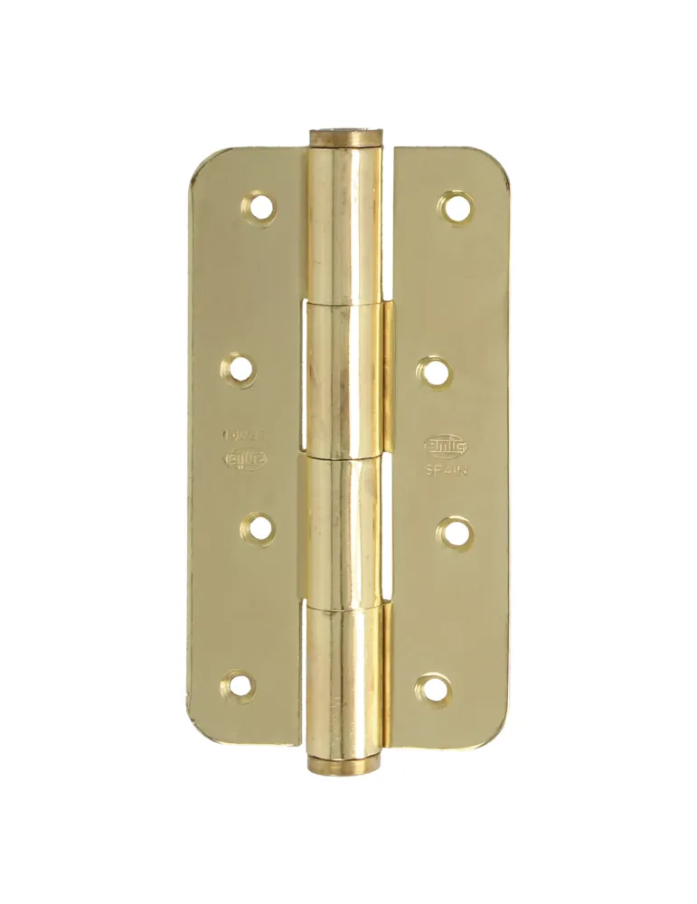 Bisagra 700 - 150 x 80 x 3 mm - Acero - Latonado barnizado
