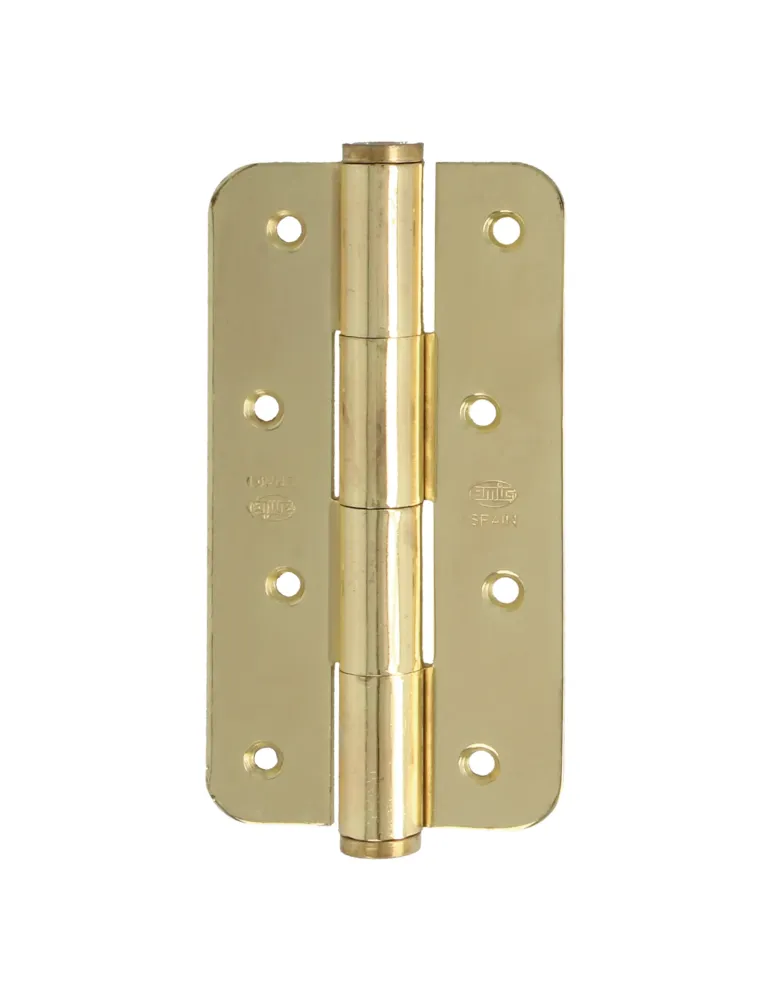 Bisagra 701 - 150 x 80 x 3 mm - Acero - Latonado barnizado