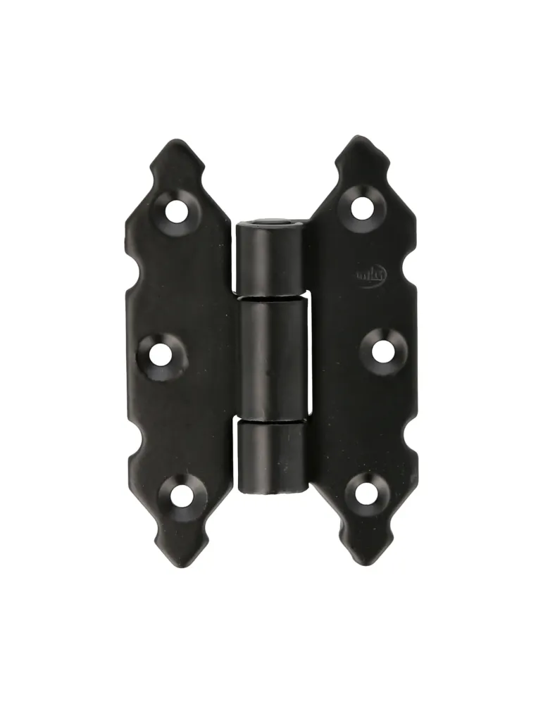 Bisagra 9010 - 90 x 60 mm - Acero - Negro