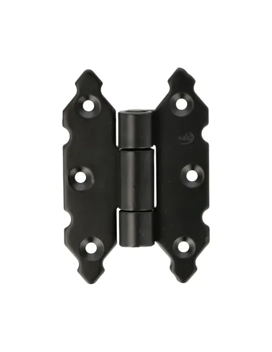 Bisagra 9010 - 90 x 60 mm - Acero - Negro