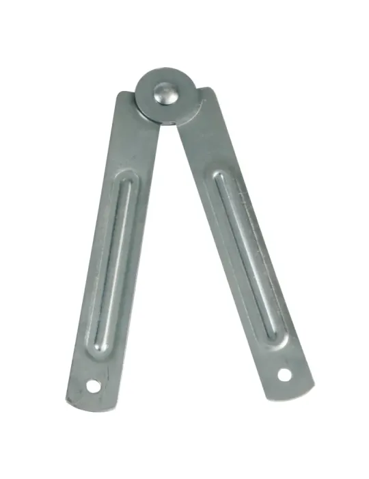 Bisagra CABALLETE - 107 x 15 mm - Acero - Zincado