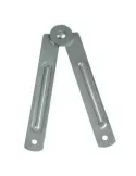 Bisagra CABALLETE - 107 x 15 mm - Acero - Zincado