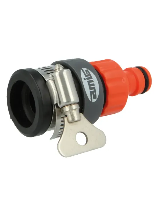 Adaptador grifo R04 PLUS - ABS / goma - Naranja-Gris