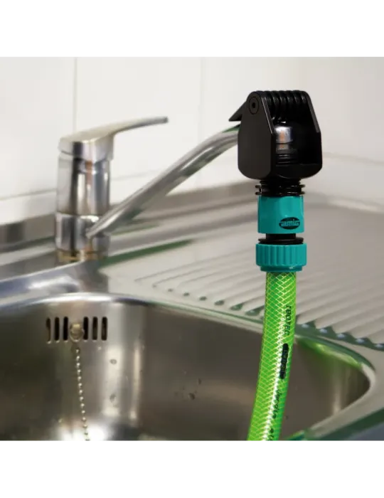 Adaptador grifo universal 2075 - ABS / goma - Verde pistacho