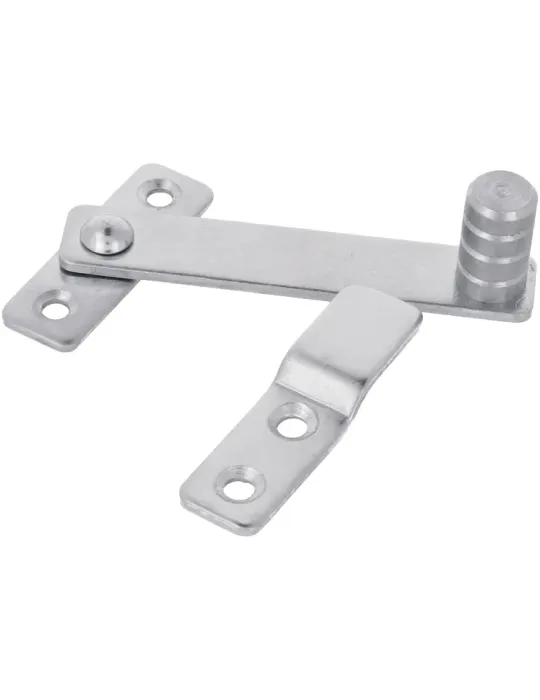 Aldabilla 1 INOX - 80 x 46 mm - Acero inoxidable 18/8 - Brillo