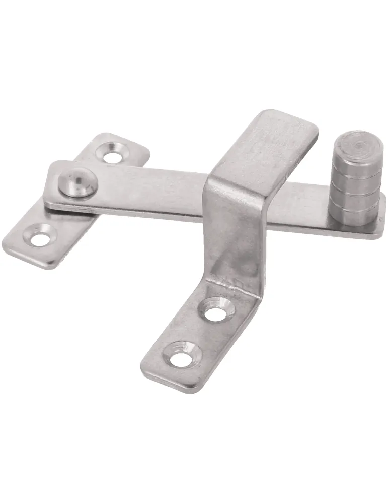 Aldabilla 2 INOX - 80 x 46 mm - Acero inoxidable 18/8 - Brillo