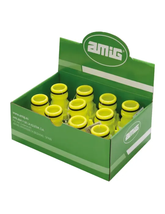 Adaptador + reductor R52 - 3/4'' - 1'' - ABS - Verde pistacho-Negro