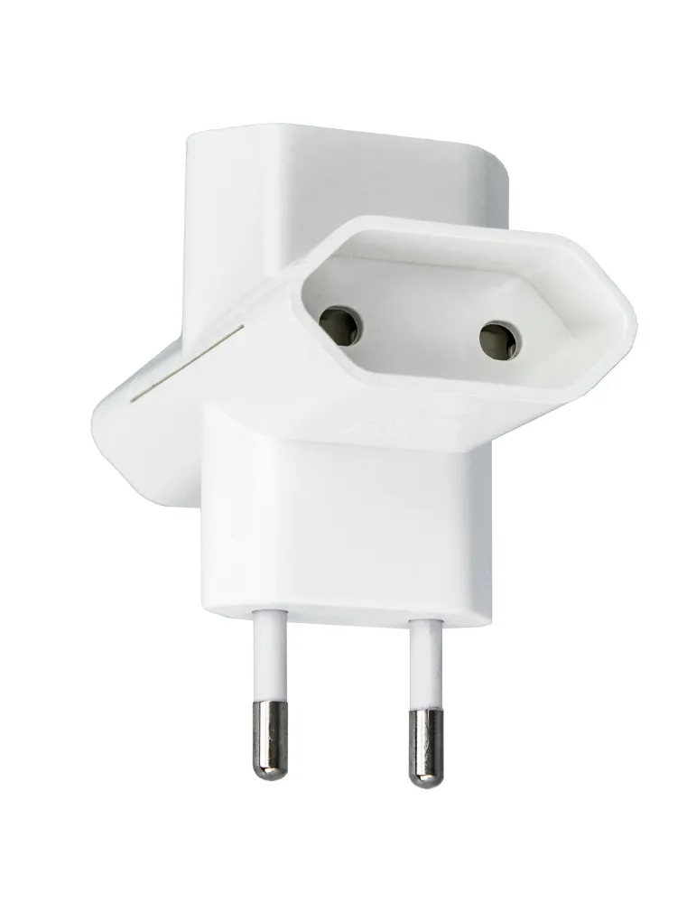 Adaptador de 3 vías 3202 - 44 x 46 x 65 mm - Policarbonato - Blanco