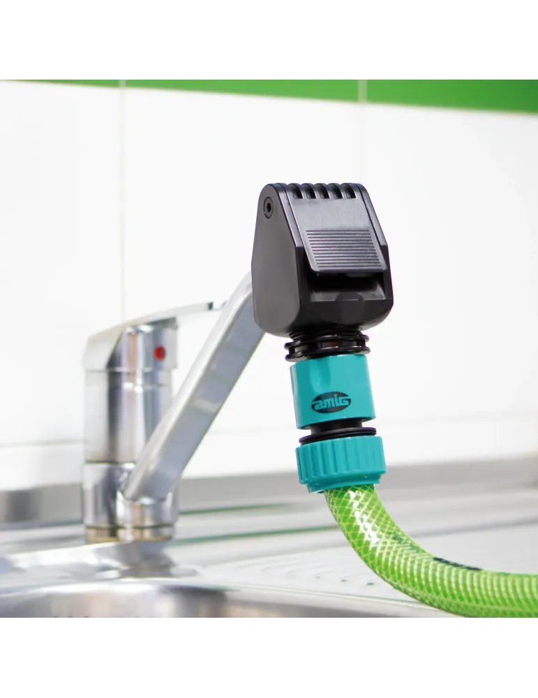 Adaptador grifo universal 2075 - ABS / goma - Verde pistacho