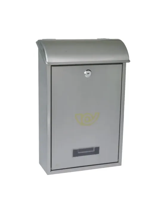 Buzón 2 INOX - 400 x 250 x 100 mm - Acero inoxidable - Inoxidable
