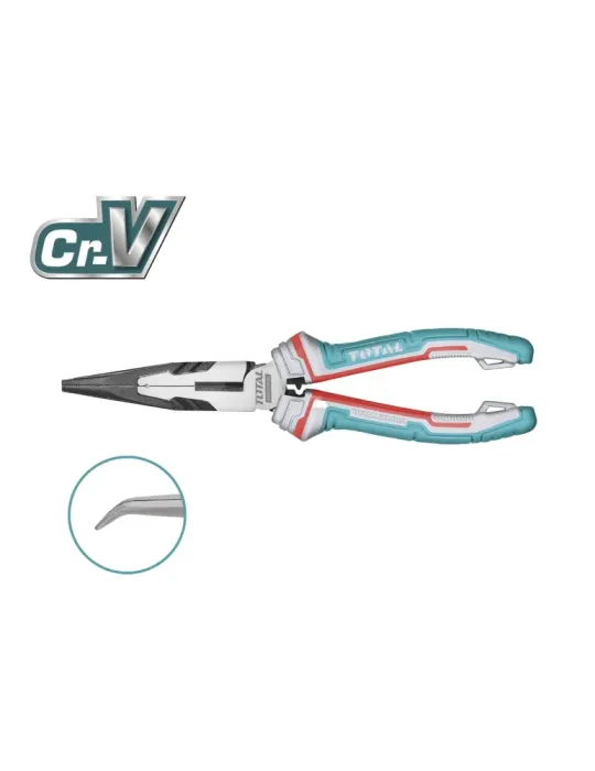 Alicate boca plana curvo THT24816S - 200 mm - Cromo vanadio (Cr-V)